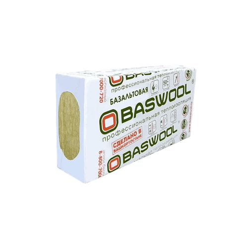 Утеплитель Басвул BASWOOL Фасад 120, 0,216 м3 (600х1200х50мм)